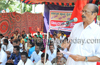 Mangalore: KPRS stages day-long dharna to fulfill their demands